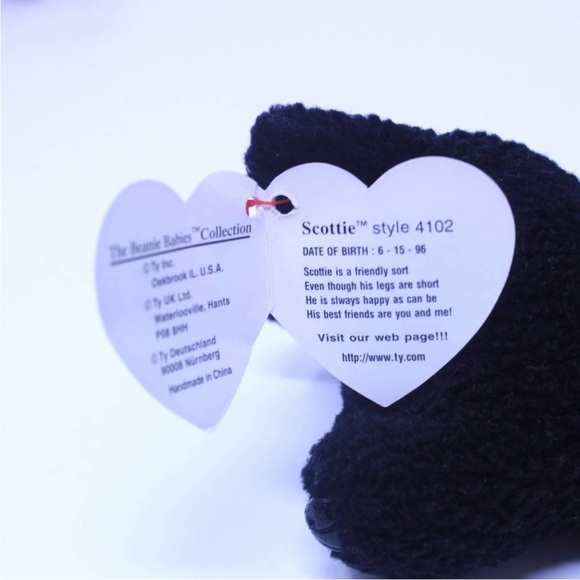 Ty Beanie Baby Scottie Rare PVC Pellets - Picture 6 of 9